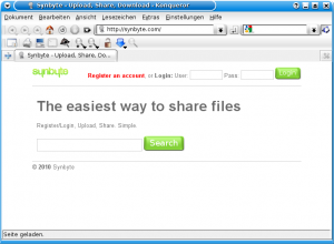 http://synbyte.com/ - The easiest way to share files